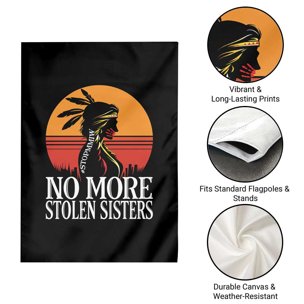MMIW Awareness Garden Flag No More Stolen Sisters Native American Gift