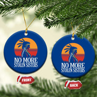 MMIW Awareness Ceramic Ornament No More Stolen Sisters Native American Gift
