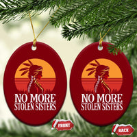 MMIW Awareness Ceramic Ornament No More Stolen Sisters Native American Gift