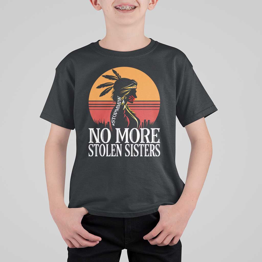MMIW Awareness T Shirt For Kid No More Stolen Sisters Native American Gift
