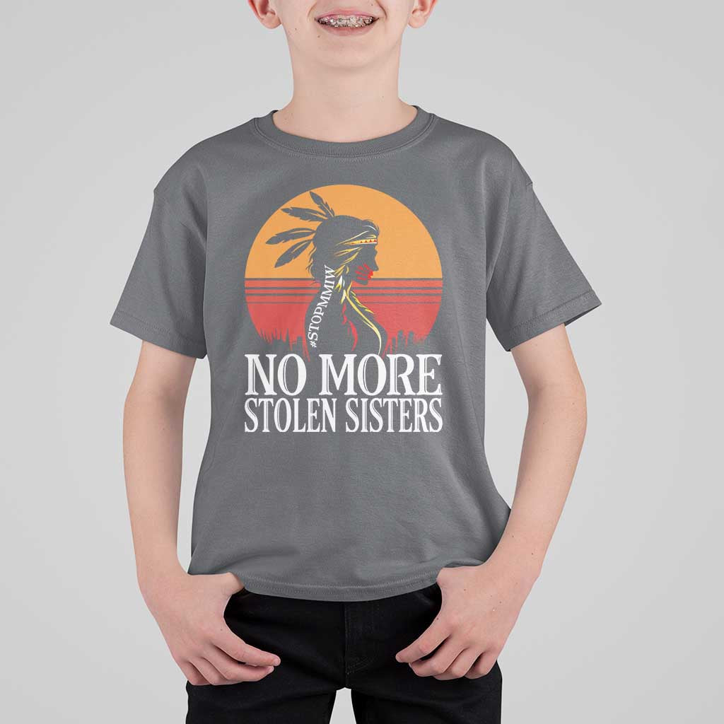 MMIW Awareness T Shirt For Kid No More Stolen Sisters Native American Gift