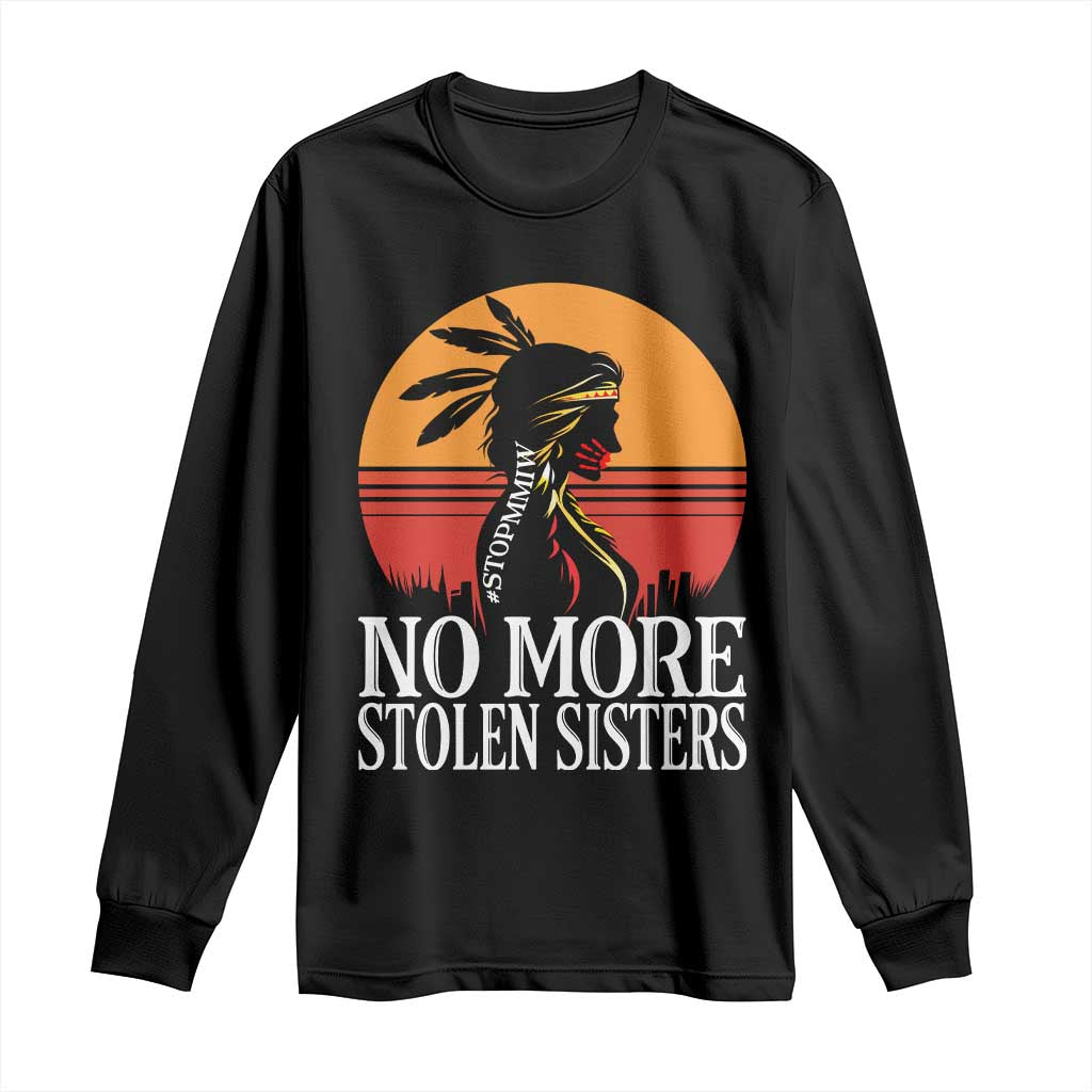MMIW Awareness Long Sleeve Shirt No More Stolen Sisters Native American Gift