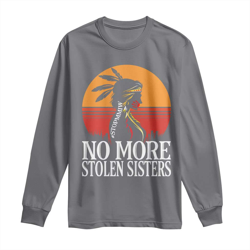 MMIW Awareness Long Sleeve Shirt No More Stolen Sisters Native American Gift