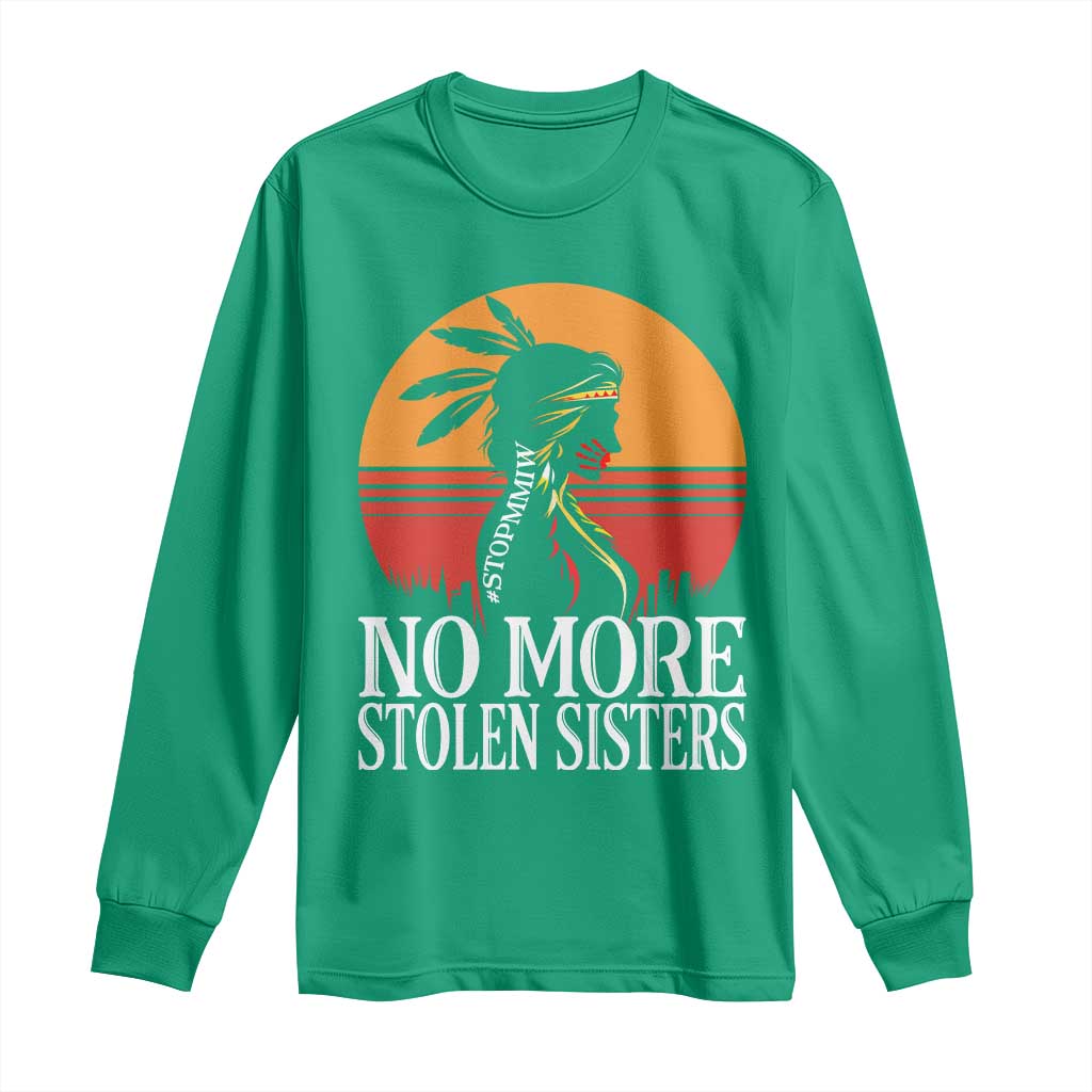MMIW Awareness Long Sleeve Shirt No More Stolen Sisters Native American Gift
