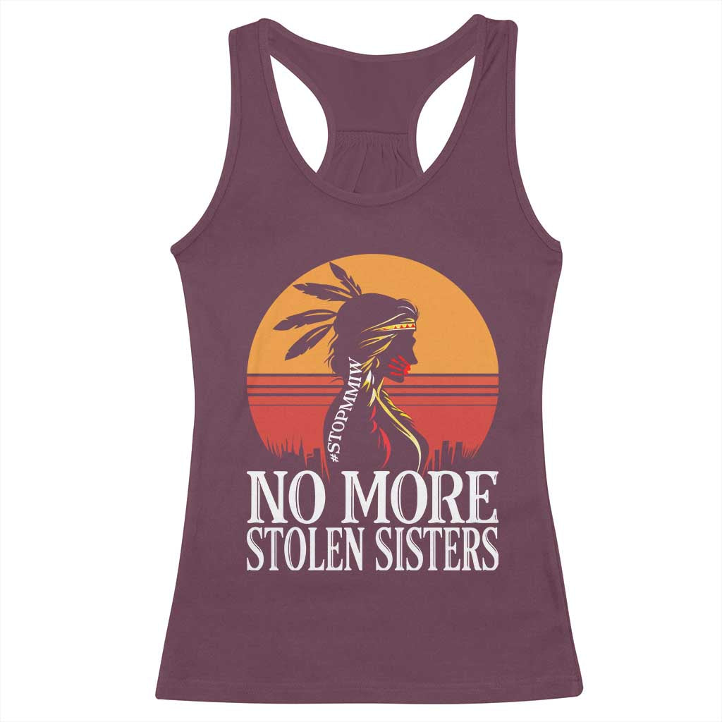 MMIW Awareness Racerback Tank Top No More Stolen Sisters Native American Gift