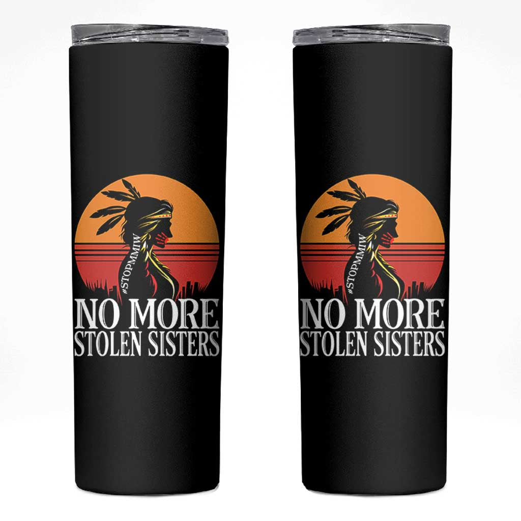 MMIW Awareness Skinny Tumbler No More Stolen Sisters Native American Gift