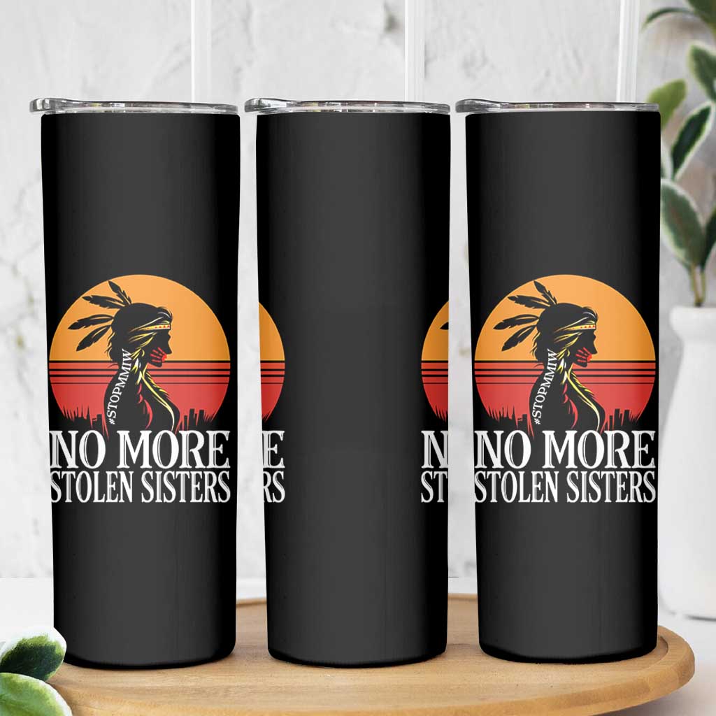 MMIW Awareness Skinny Tumbler No More Stolen Sisters Native American Gift