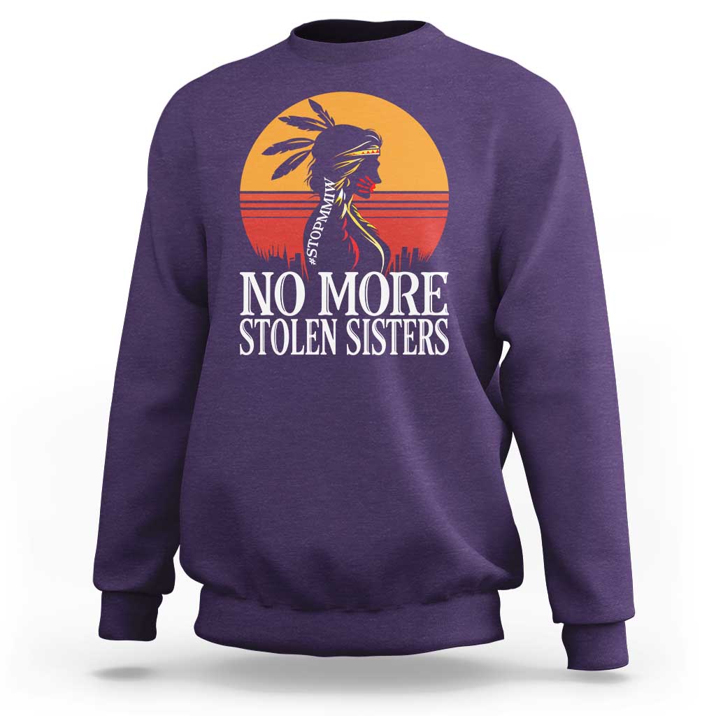MMIW Awareness Sweatshirt No More Stolen Sisters Native American Gift