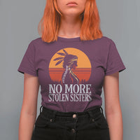 MMIW Awareness T Shirt For Women No More Stolen Sisters Native American Gift