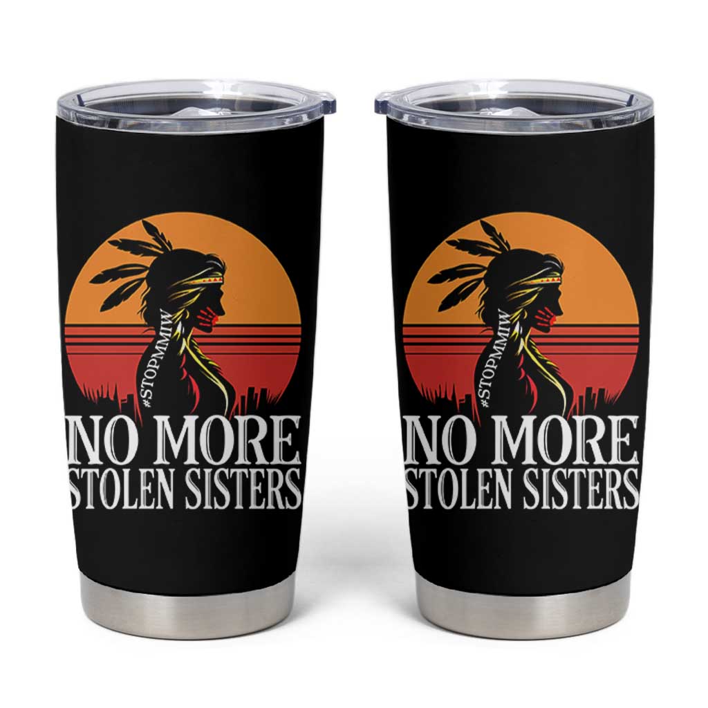 MMIW Awareness Tumbler Cup No More Stolen Sisters Native American Gift