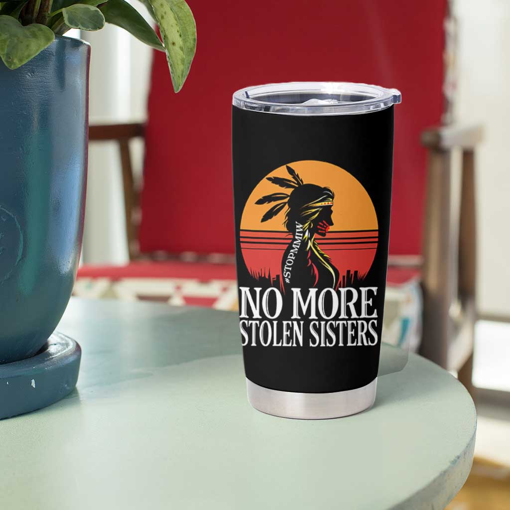MMIW Awareness Tumbler Cup No More Stolen Sisters Native American Gift
