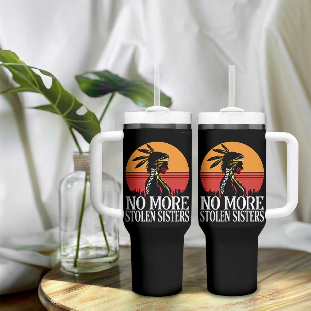 MMIW Awareness Tumbler With Handle No More Stolen Sisters Native American Gift