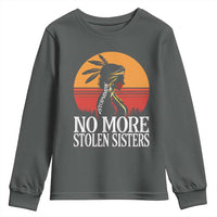 MMIW Awareness Youth Sweatshirt No More Stolen Sisters Native American Gift