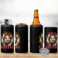 Native American Awareness Gift 4 in 1 Can Cooler Tumbler No More Stolen Sisters MMIW Support