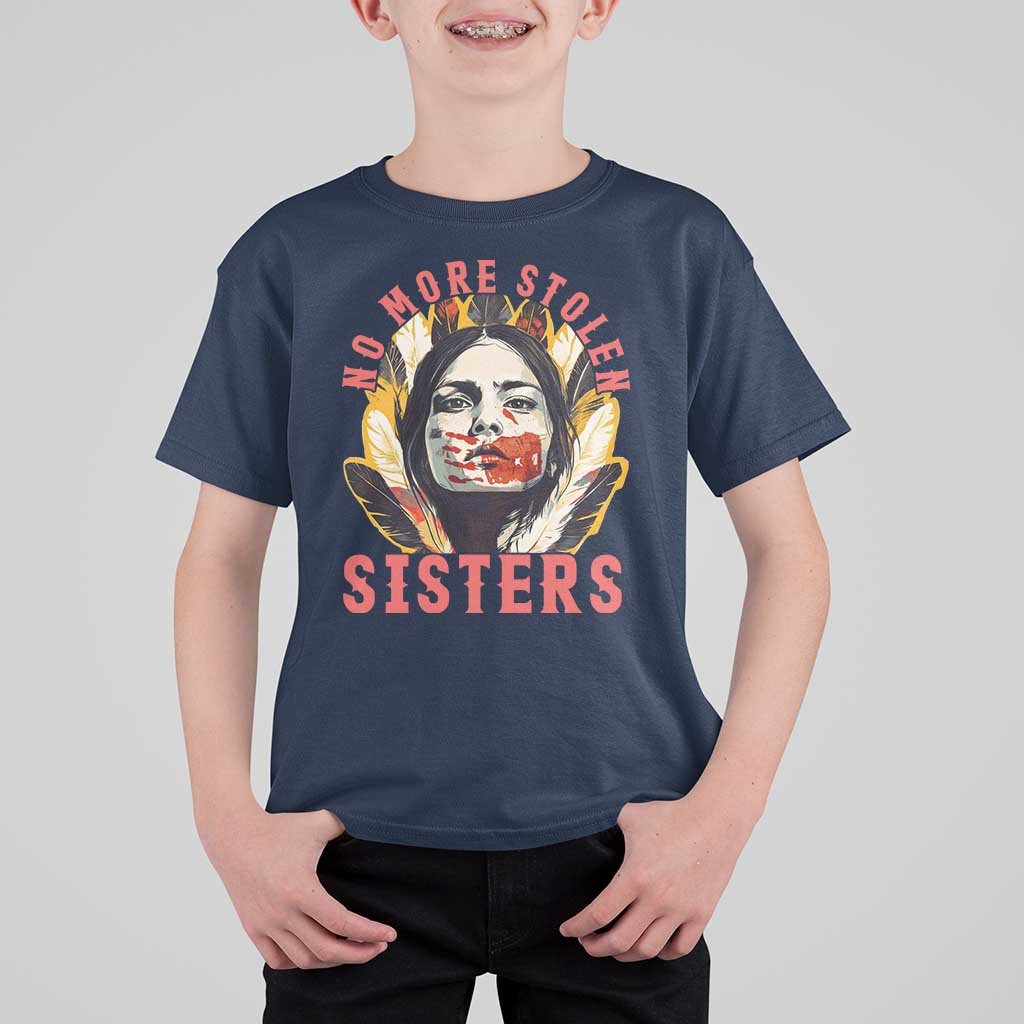 Native American Awareness Gift T Shirt For Kid No More Stolen Sisters MMIW Support