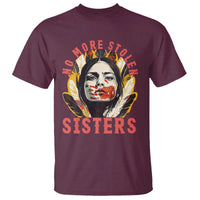 Native American Awareness Gift T Shirt No More Stolen Sisters MMIW Support