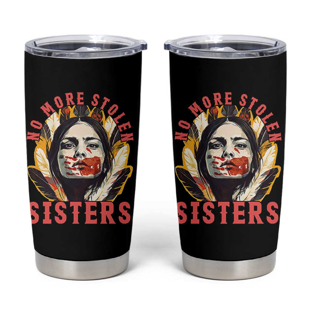 Native American Awareness Gift Tumbler Cup No More Stolen Sisters MMIW Support