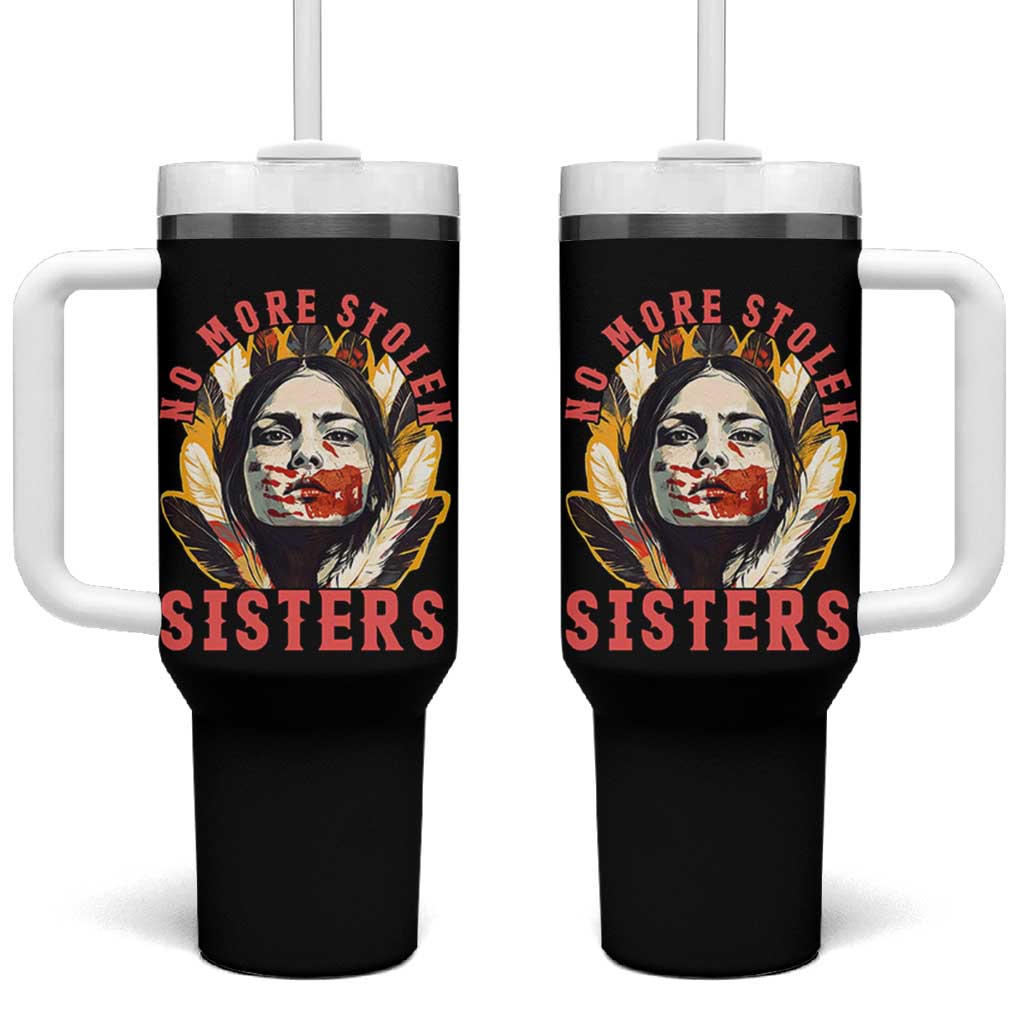 Native American Awareness Gift Tumbler With Handle No More Stolen Sisters MMIW Support