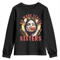 Native American Awareness Gift Youth Sweatshirt No More Stolen Sisters MMIW Support