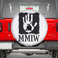 Stop MMIW Spare Tire Cover Voices For Stolen Sisters Red Handprint Graphic