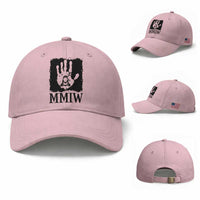 Stop MMIW Baseball Cap Voices For Stolen Sisters Red Handprint Graphic