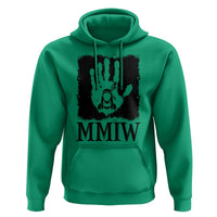 Stop MMIW Hoodie Voices For Stolen Sisters Red Handprint Graphic