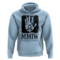 Stop MMIW Hoodie Voices For Stolen Sisters Red Handprint Graphic