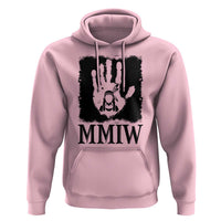 Stop MMIW Hoodie Voices For Stolen Sisters Red Handprint Graphic