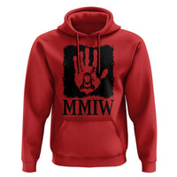 Stop MMIW Hoodie Voices For Stolen Sisters Red Handprint Graphic