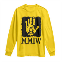 Stop MMIW Long Sleeve Shirt Voices For Stolen Sisters Red Handprint Graphic