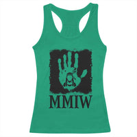 Stop MMIW Racerback Tank Top Voices For Stolen Sisters Red Handprint Graphic