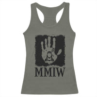 Stop MMIW Racerback Tank Top Voices For Stolen Sisters Red Handprint Graphic