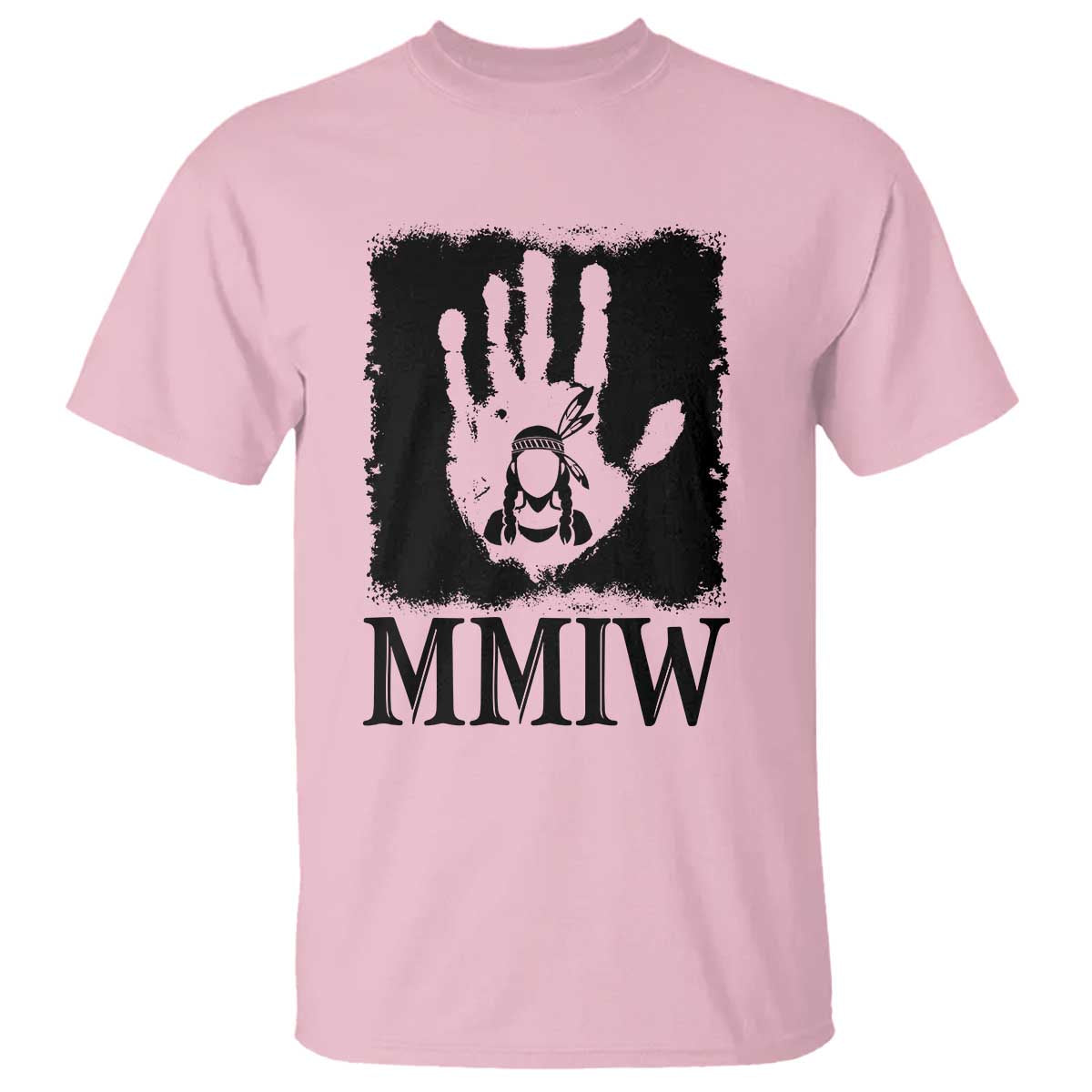 Stop MMIW T Shirt Voices For Stolen Sisters Red Handprint Graphic