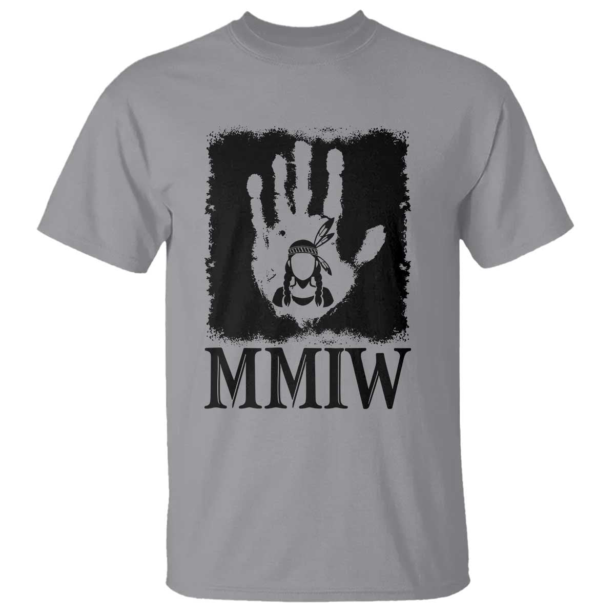 Stop MMIW T Shirt Voices For Stolen Sisters Red Handprint Graphic