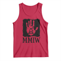 Stop MMIW Tank Top Voices For Stolen Sisters Red Handprint Graphic