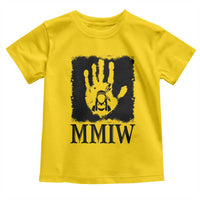 Stop MMIW Toddler T Shirt Voices For Stolen Sisters Red Handprint Graphic