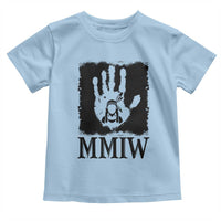 Stop MMIW Toddler T Shirt Voices For Stolen Sisters Red Handprint Graphic