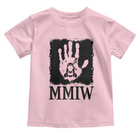 Stop MMIW Toddler T Shirt Voices For Stolen Sisters Red Handprint Graphic