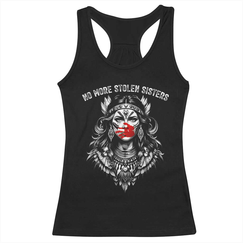 MMIW Awareness Support Racerback Tank Top No More Stolen Sisters