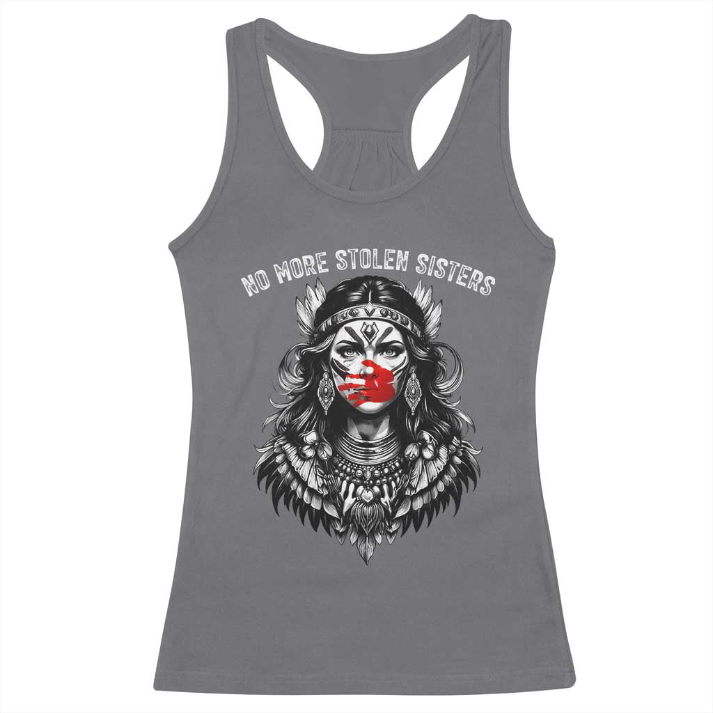 MMIW Awareness Support Racerback Tank Top No More Stolen Sisters