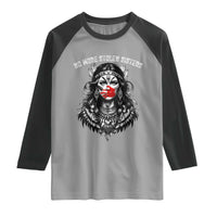 MMIW Awareness Support Raglan Shirt No More Stolen Sisters