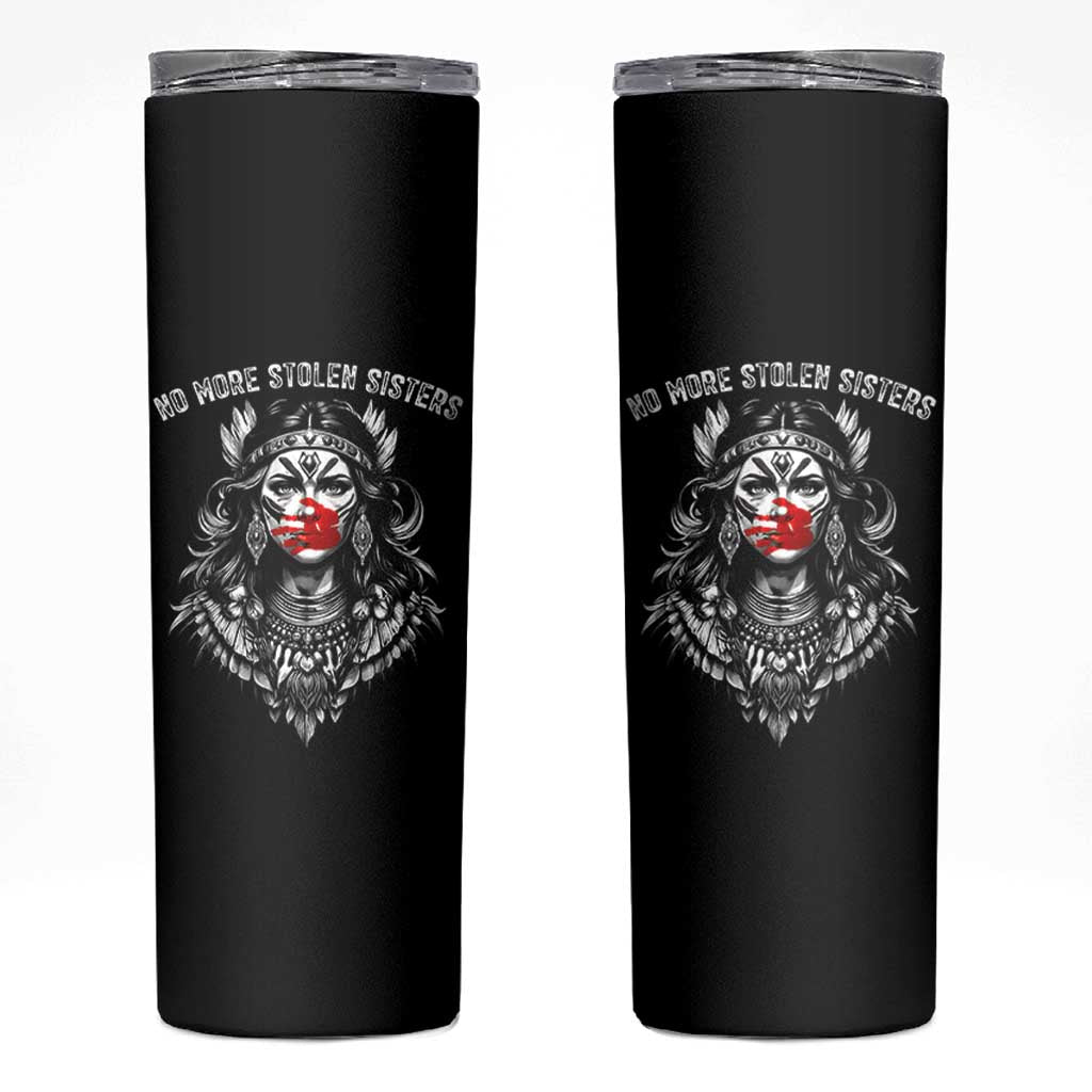 MMIW Awareness Support Skinny Tumbler No More Stolen Sisters