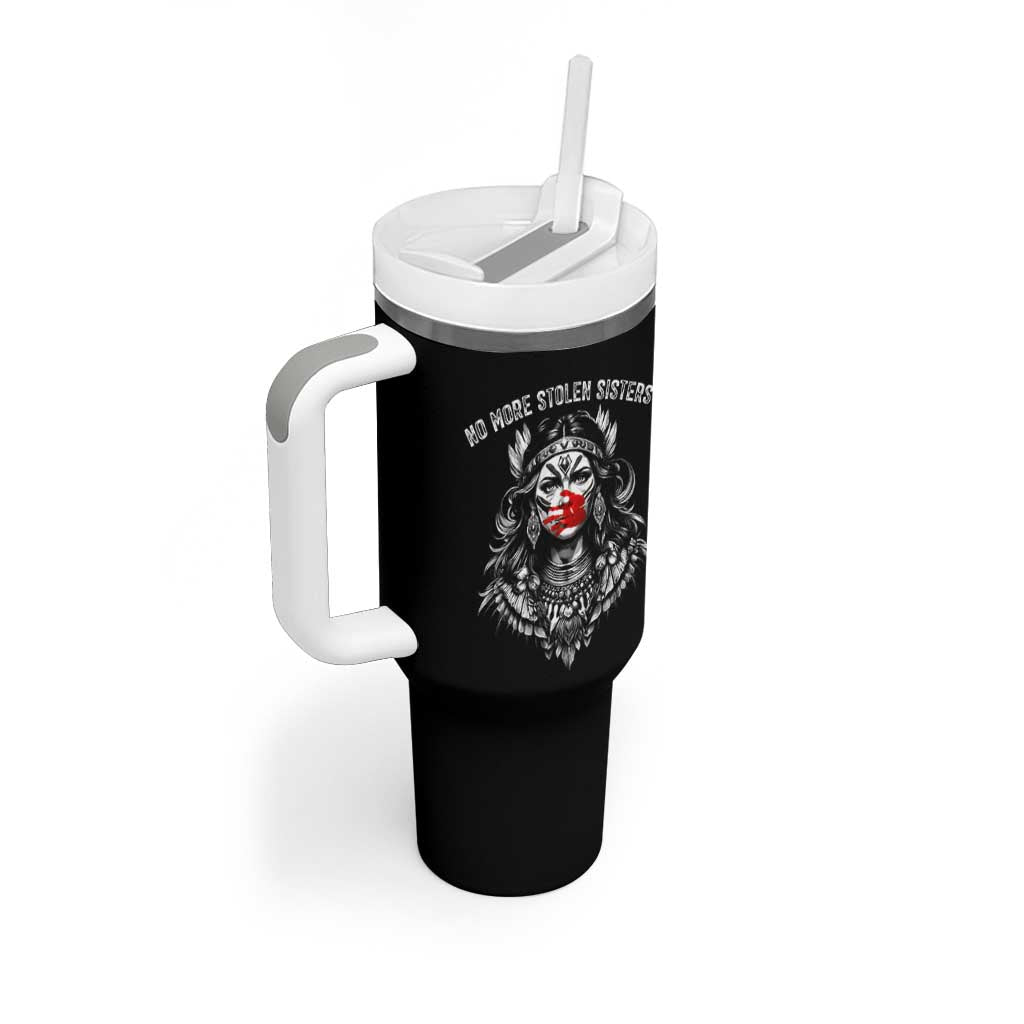 MMIW Awareness Support Tumbler With Handle No More Stolen Sisters