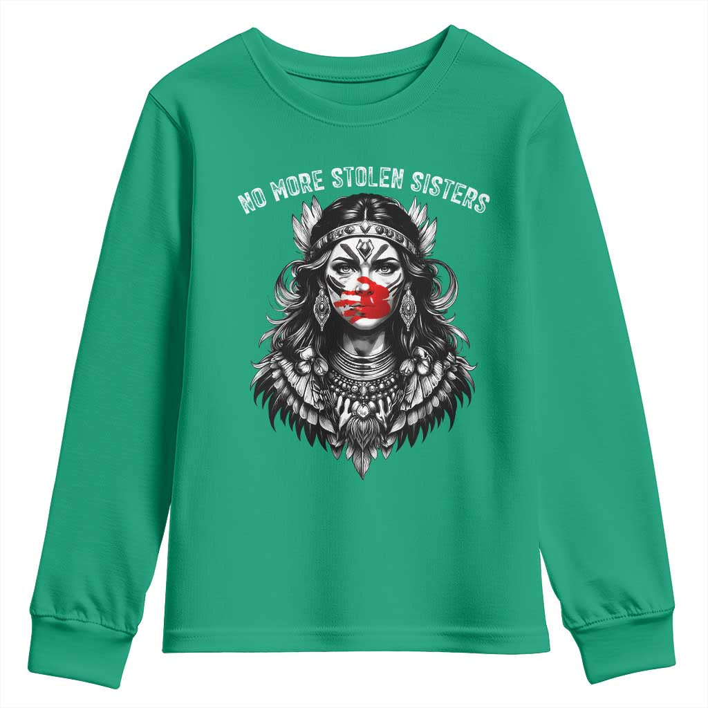 MMIW Awareness Support Youth Sweatshirt No More Stolen Sisters
