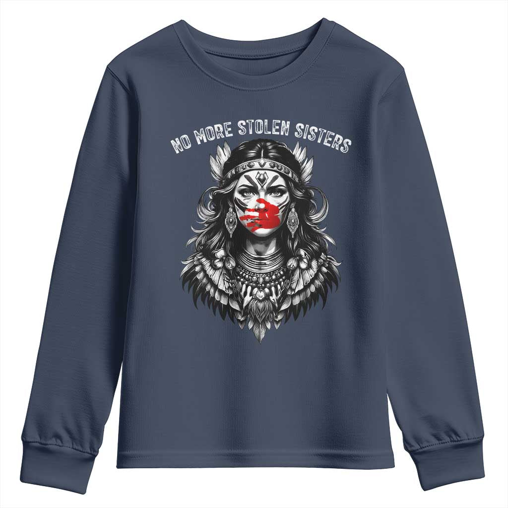 MMIW Awareness Support Youth Sweatshirt No More Stolen Sisters