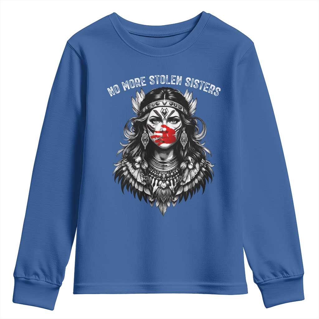 MMIW Awareness Support Youth Sweatshirt No More Stolen Sisters