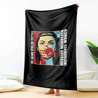 MMIW Awareness Support Throw Blanket Voices For Stolen Sisters Native American