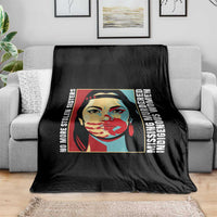 MMIW Awareness Support Throw Blanket Voices For Stolen Sisters Native American