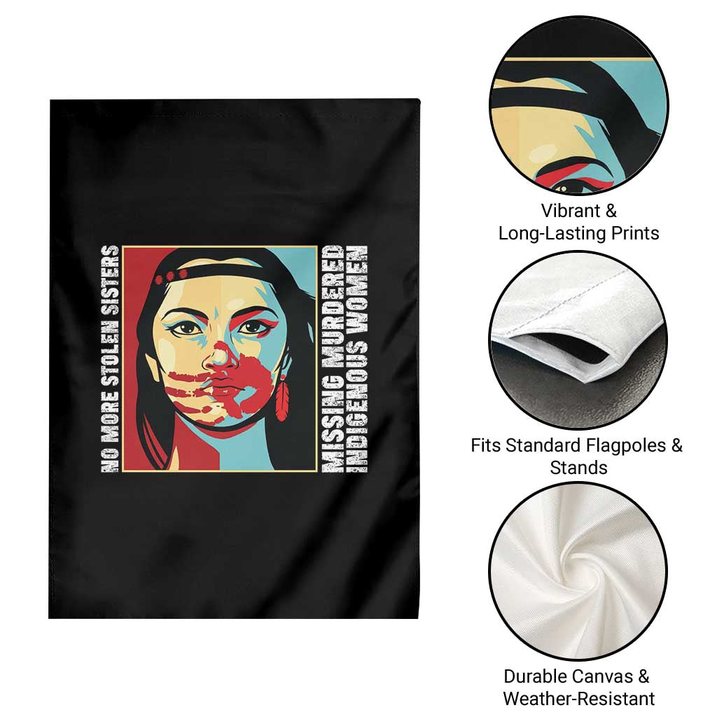 MMIW Awareness Support Garden Flag Voices For Stolen Sisters Native American
