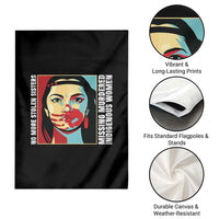 MMIW Awareness Support Garden Flag Voices For Stolen Sisters Native American